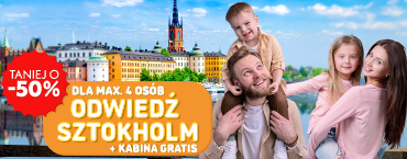 Odwiedź Sztokholm dla max 4 | Gdańsk - Nynäshamn